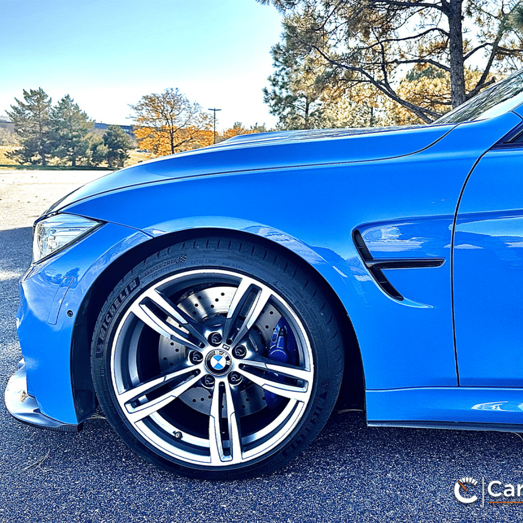 CarBahn Gloss Carbon Fiber Front Fender Vent | BMW M3/M4 F80 F82 F83
