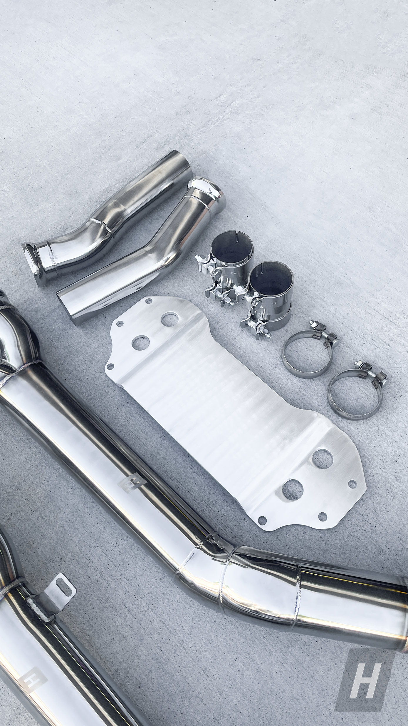 Horizon Motorsport S58 Single Midpipe w/ Extended Brace BMW G80 M3 | G82 / G83 M4