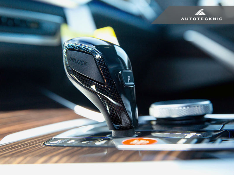 AutoTecknic Carbon Fiber Gear Selector Side Trims - G20 3-Series