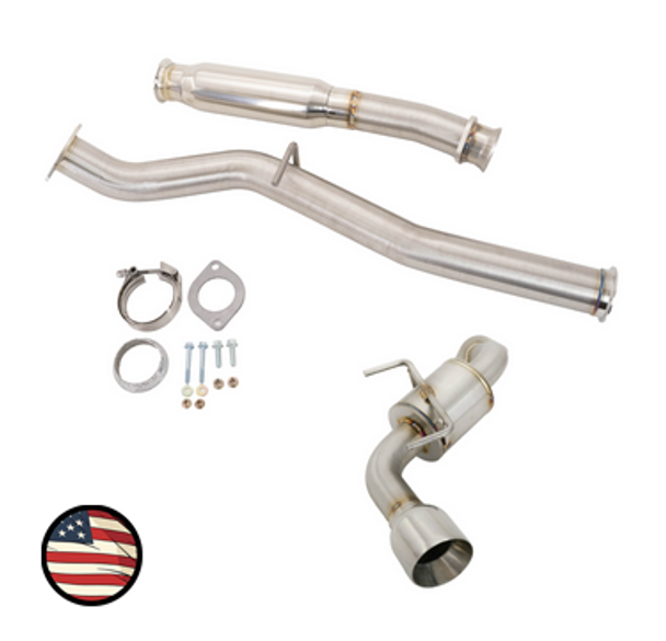 Nameless Catback Exhaust Single Tip 5" Muffler Toyota GR86 Subaru BRZ 2022+