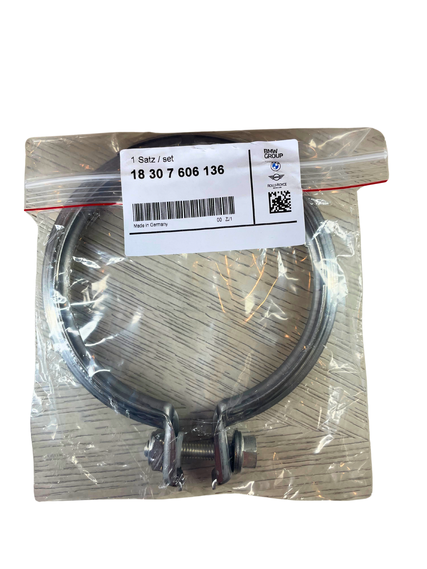 Genuine BMW 4″ Turbo to Downpipe V-Band Exhaust Clamp for BMW B38/B46/B48/N20/N26/N55 18307606136