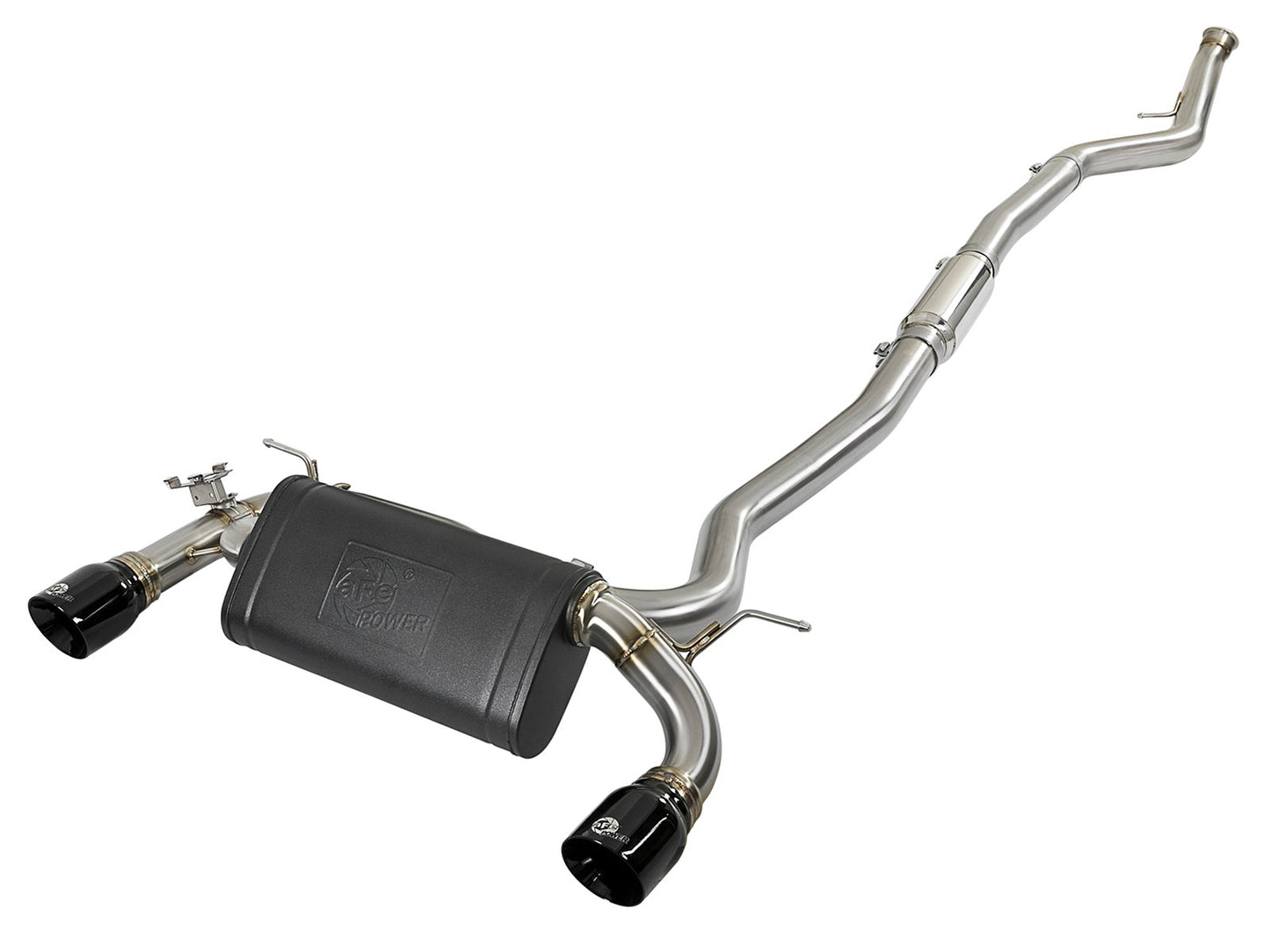 MACH Force-Xp 3 IN to 2-1/2 IN 304 Stainless Steel Cat-Back Exhaust System BMW 335i F30 12-15