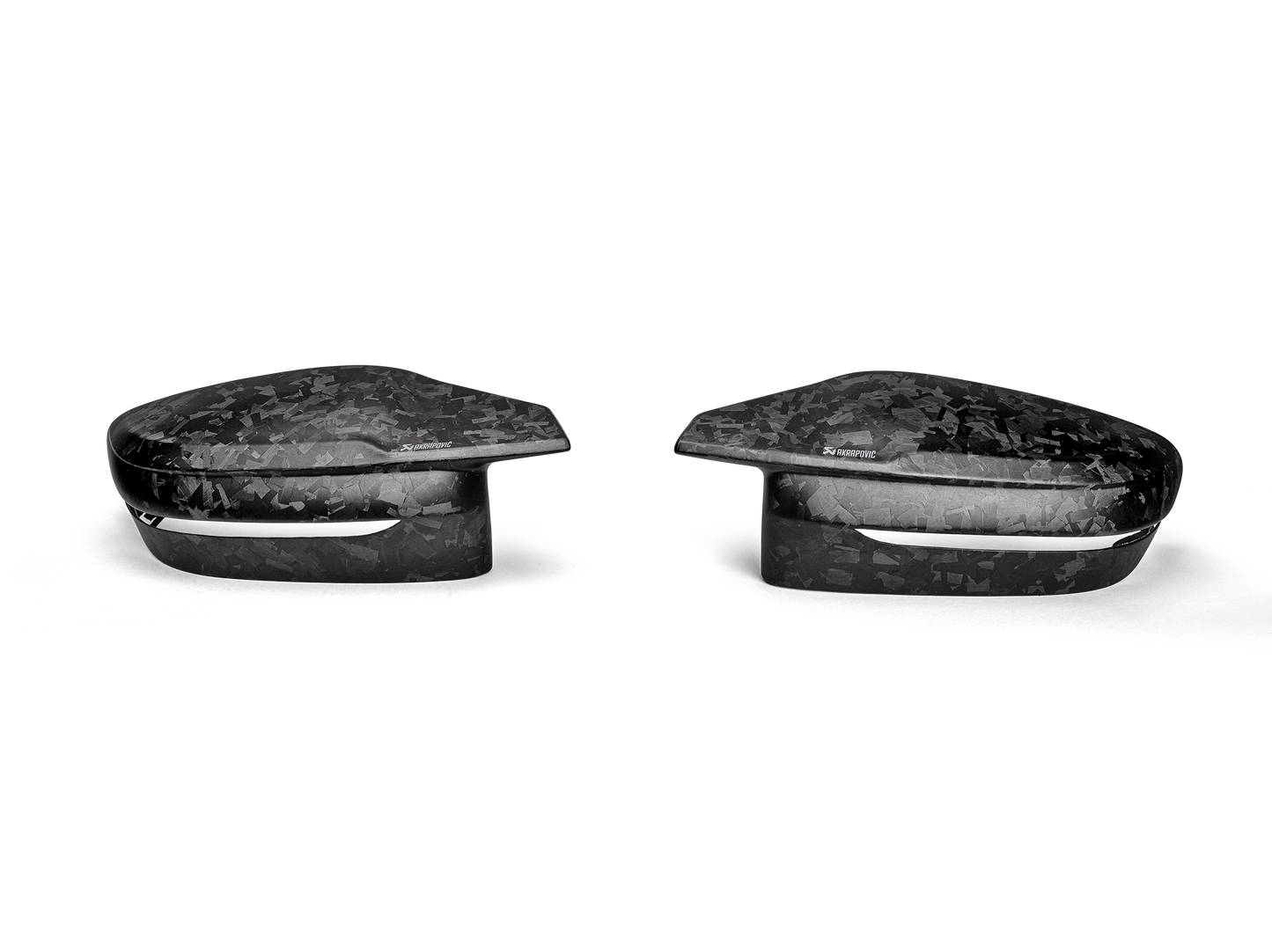 Akrapovic BMW M2 Coupe (G87) Chopped Carbon Fiber Mirror Cap Set - Matte
