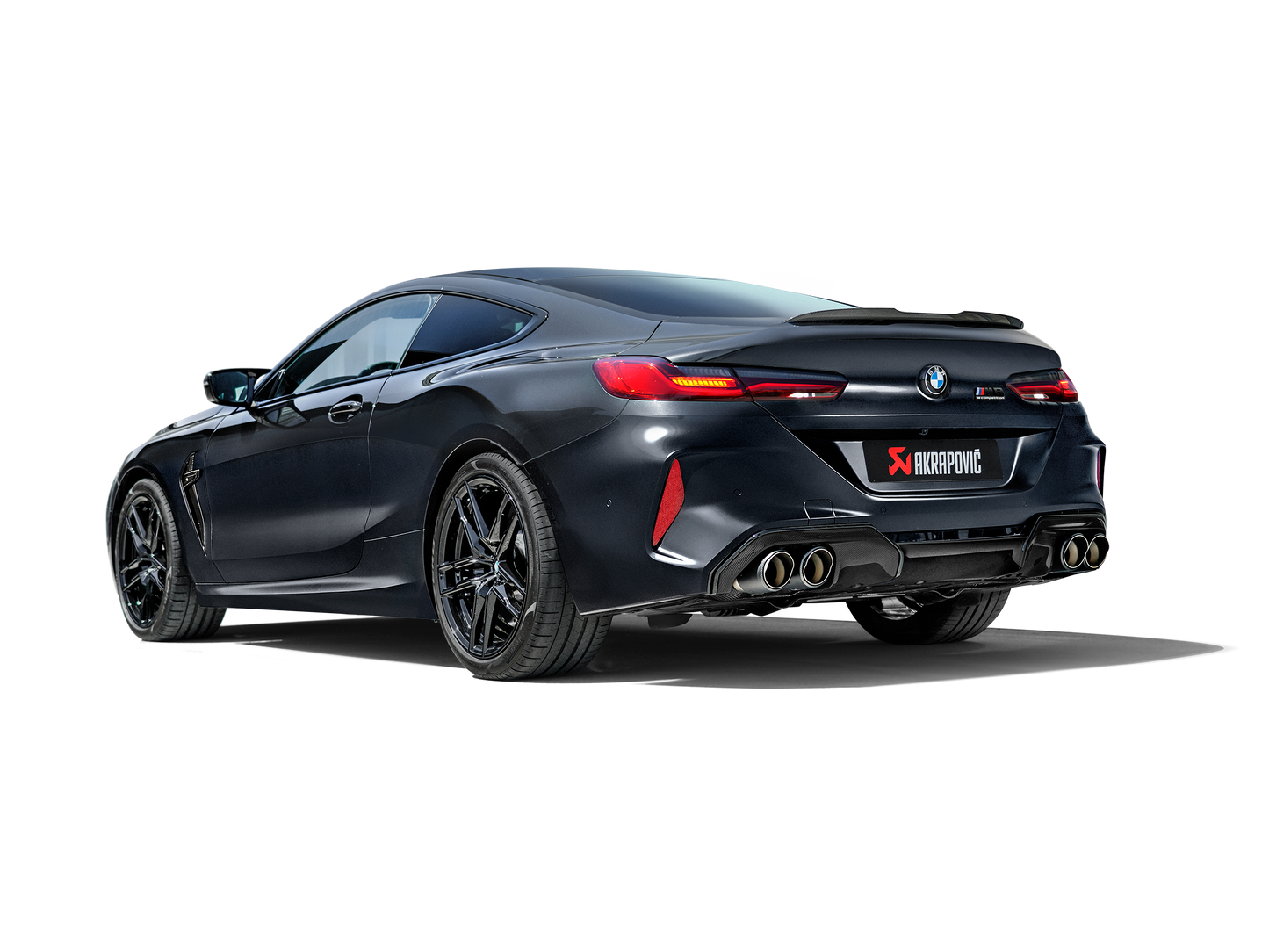 Akrapovic 2021 BMW M8/M8 Competition (F91/F92) Evolution Line Cat Back (Titanium) w/Carbon Tips