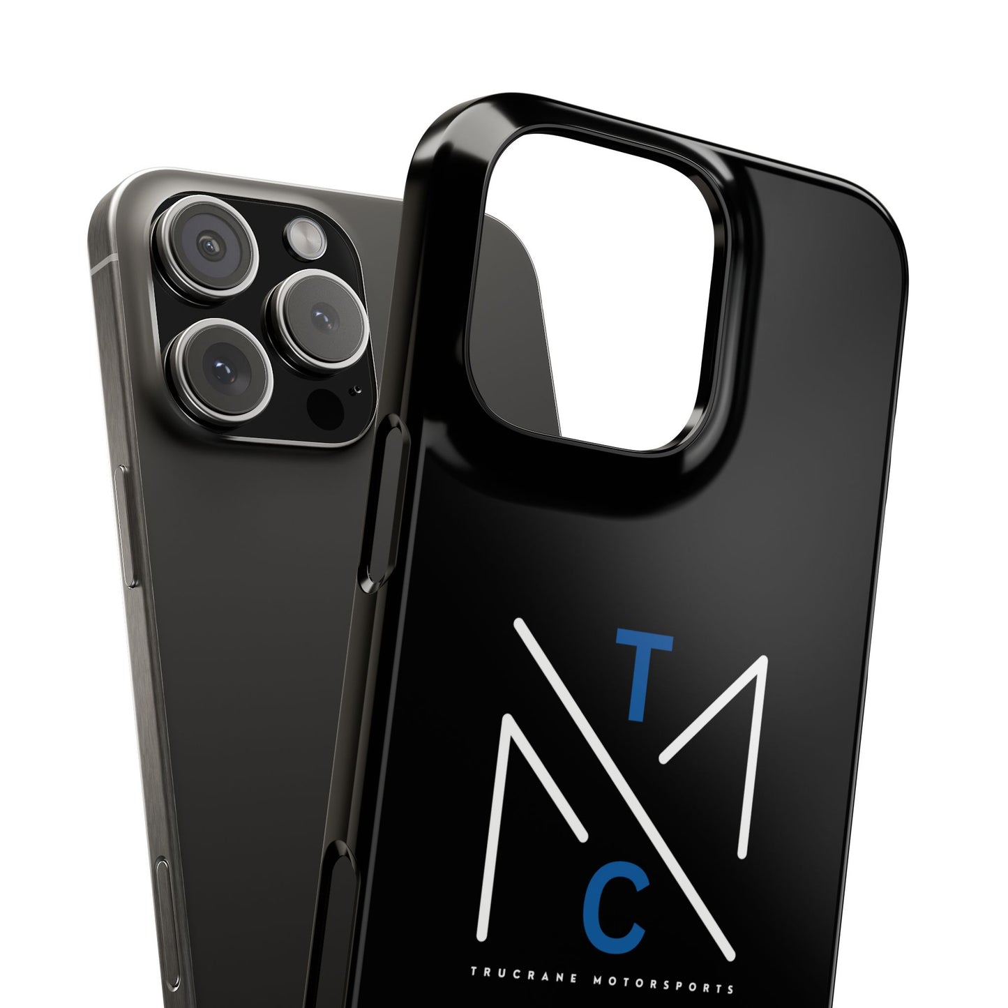 TCM Slim iPhone Case -Black All Models