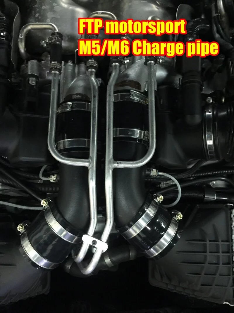 FTP Charge Pipe Set Black BMW S63TU M5/M6 F10/F12/F13