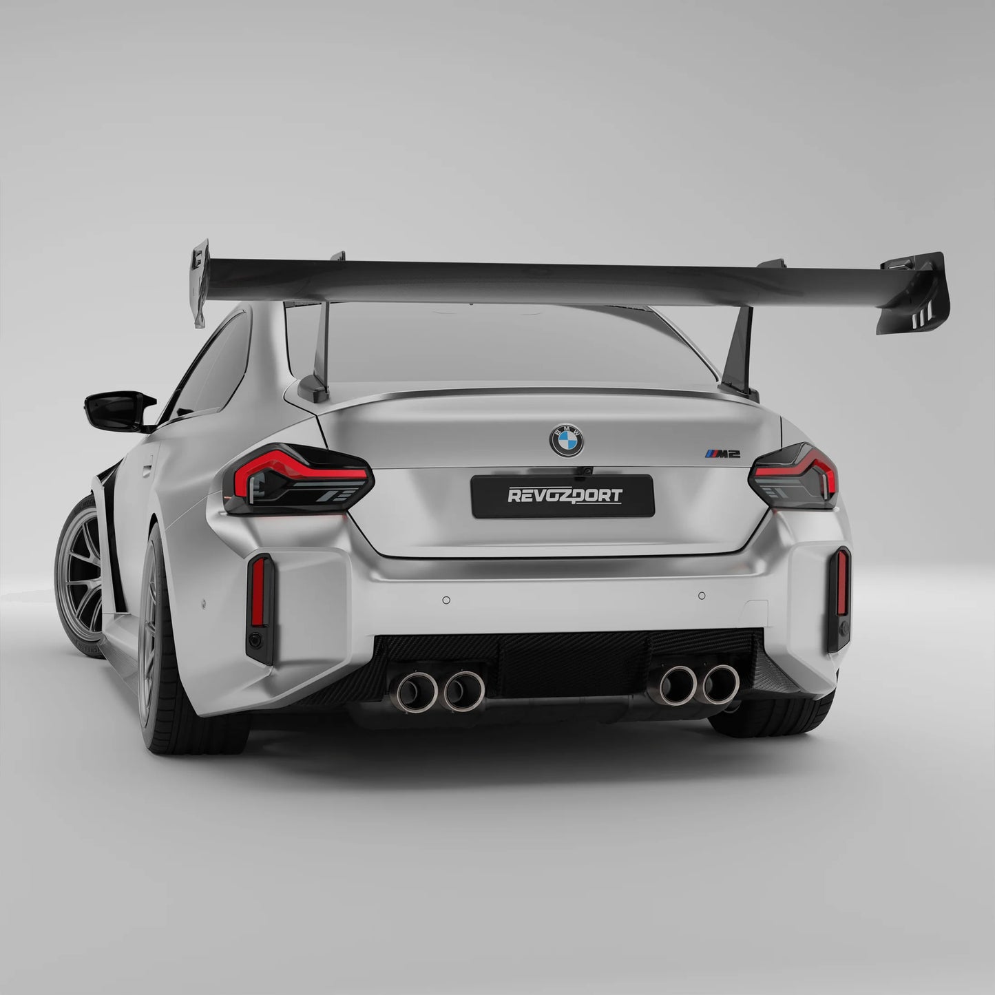 Revozport Carbon Fiber Rear Wing For Racing BMW M2 G87