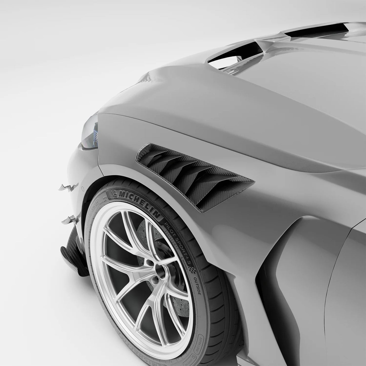 Revozport Carbon Fiber Fenders for BMW G80 M3 S58