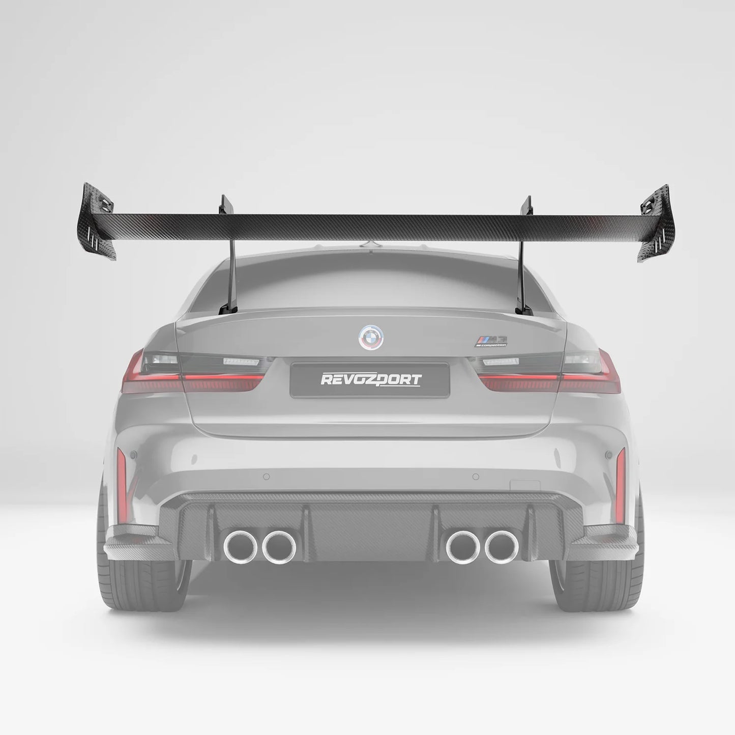 Revozport Carbon Fiber Rear Wing for BMW G80 M3 S58