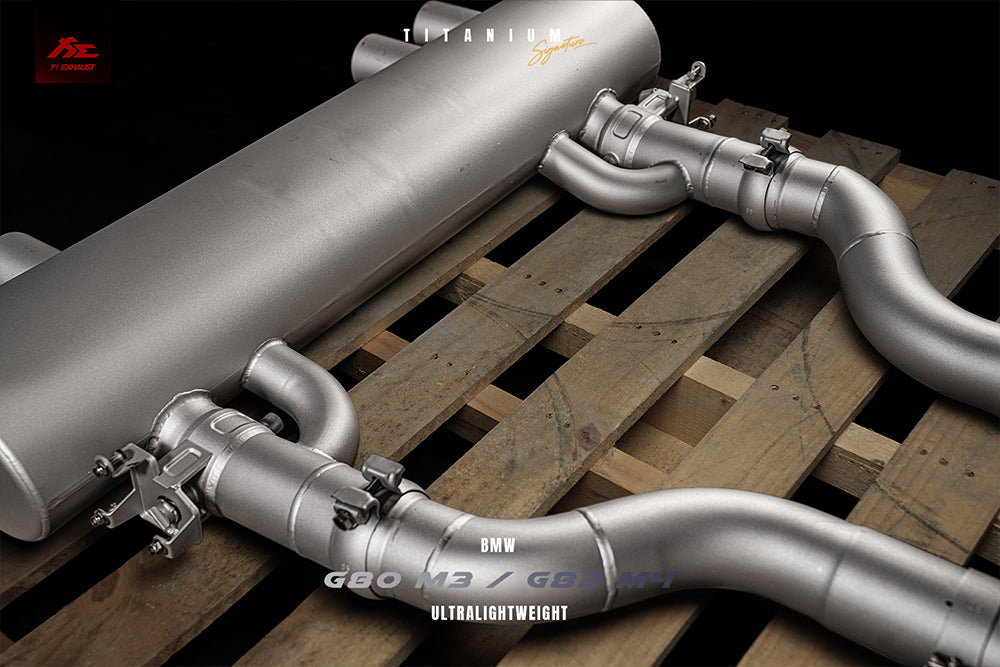 Fi Exhaust Valved Catback Exhaust Titanium BMW M3/M4 G80/G82/G83 S58