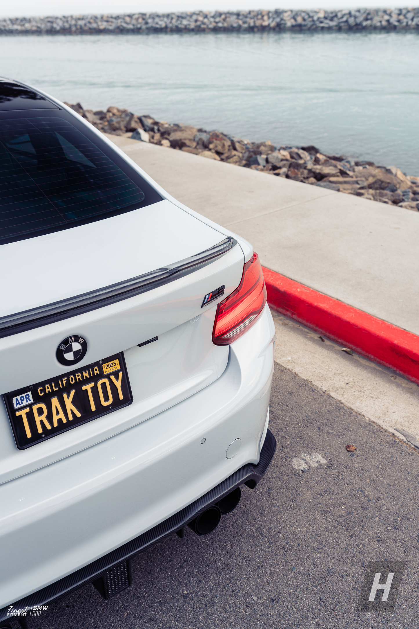 Horizon Motorsport CS V2 Dry Carbon Fiber Trunk Lip / Spoiler BMW F22 2-Series | F87 M2