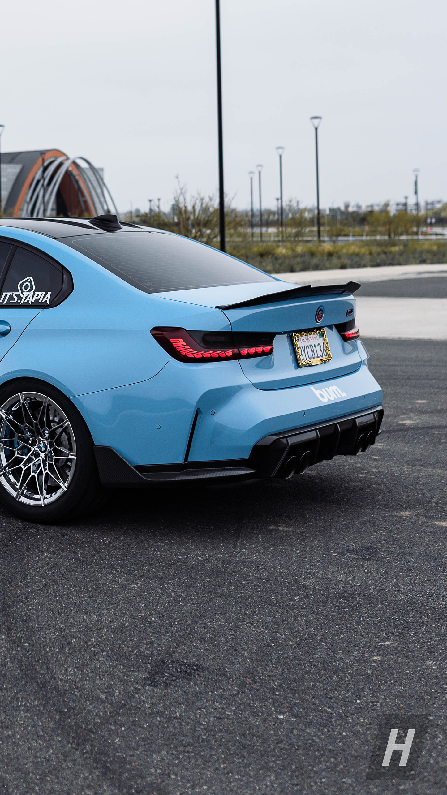 Horizon Motorsport PSM Style (High Kick) Dry Carbon Fiber Trunk Lip / Spoiler BMW G20 3-Series | G80 M3