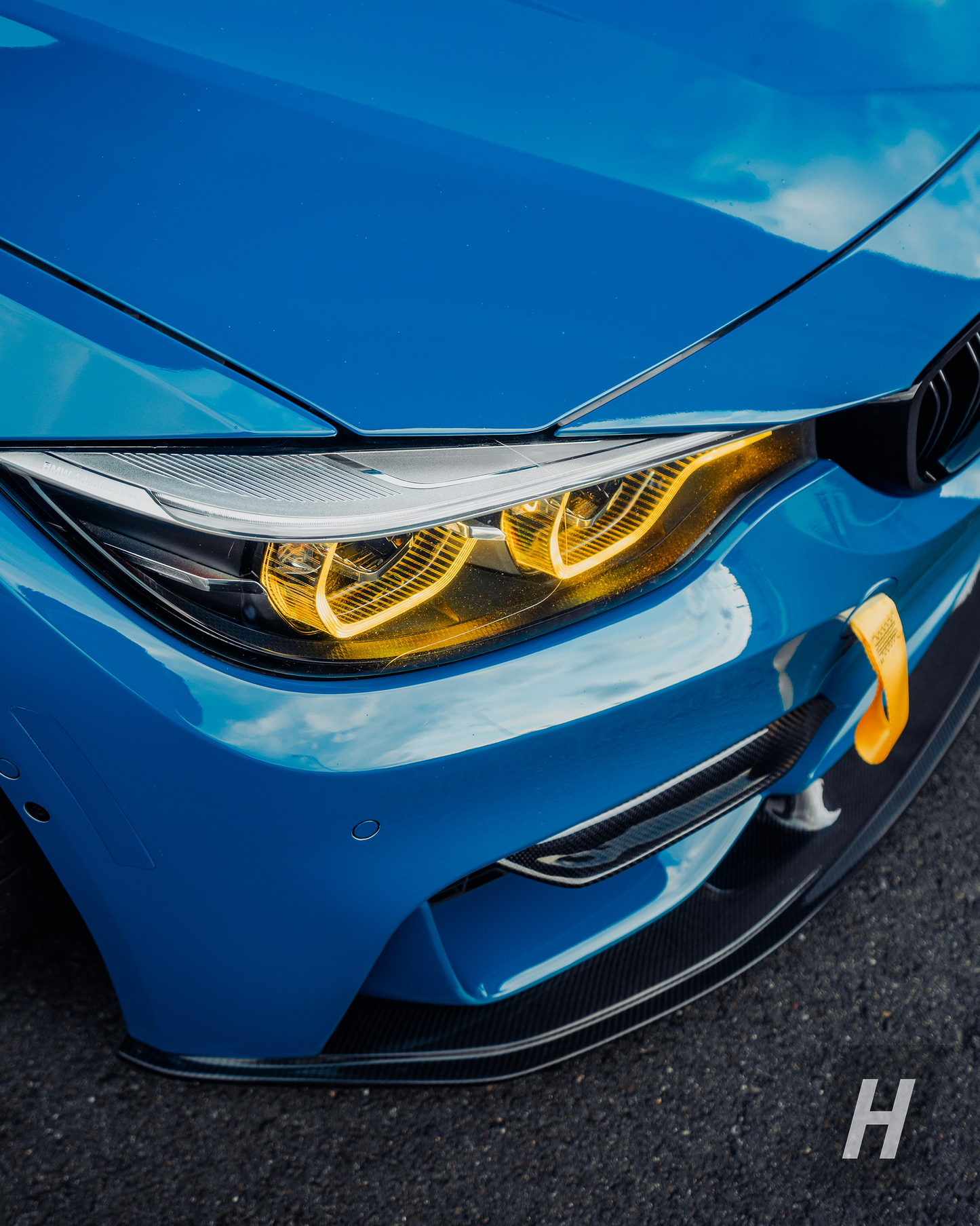 Horizon Motorsport Performance V2 Dry Carbon Fiber Upper Splitters (FANGS) BMW F80 M3 | F82 / F83 M4