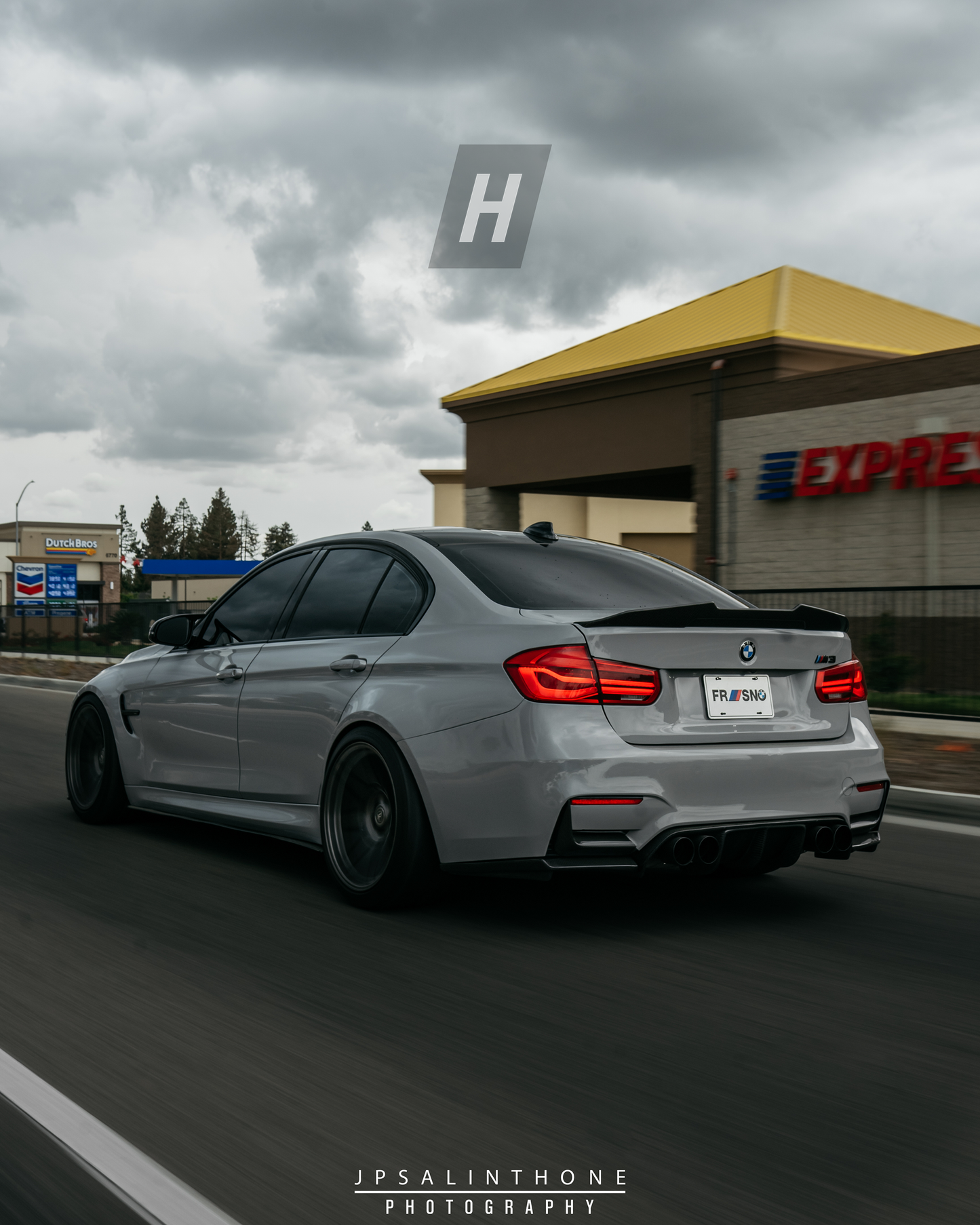 Horizon Motorsport V Style 3-Piece Carbon Fiber Diffuser BMW F80 M3 | F82 / F83 M4