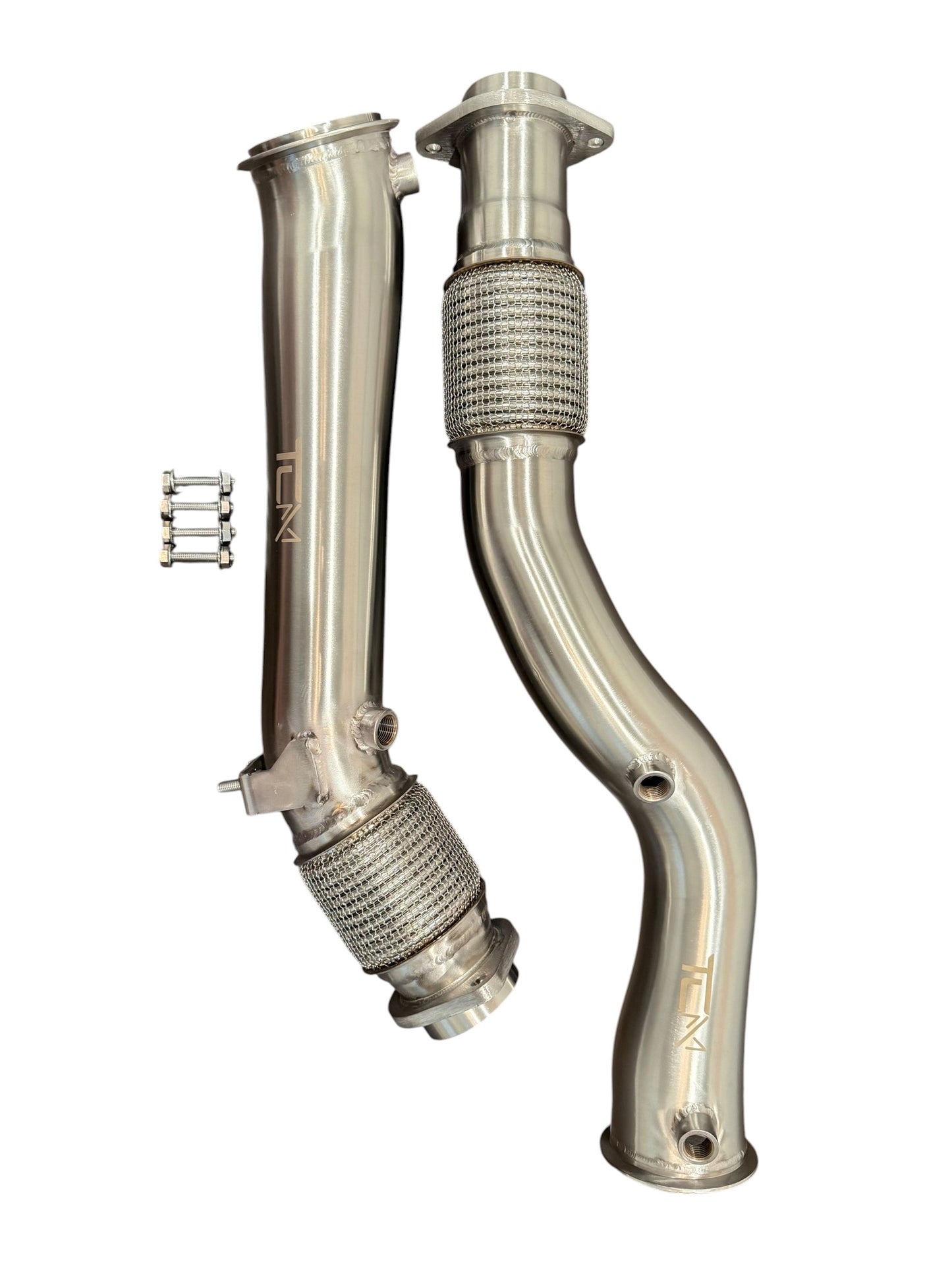 TCM 3.5" Catless Downpipes BMW X3M X4M F97 F98 S58