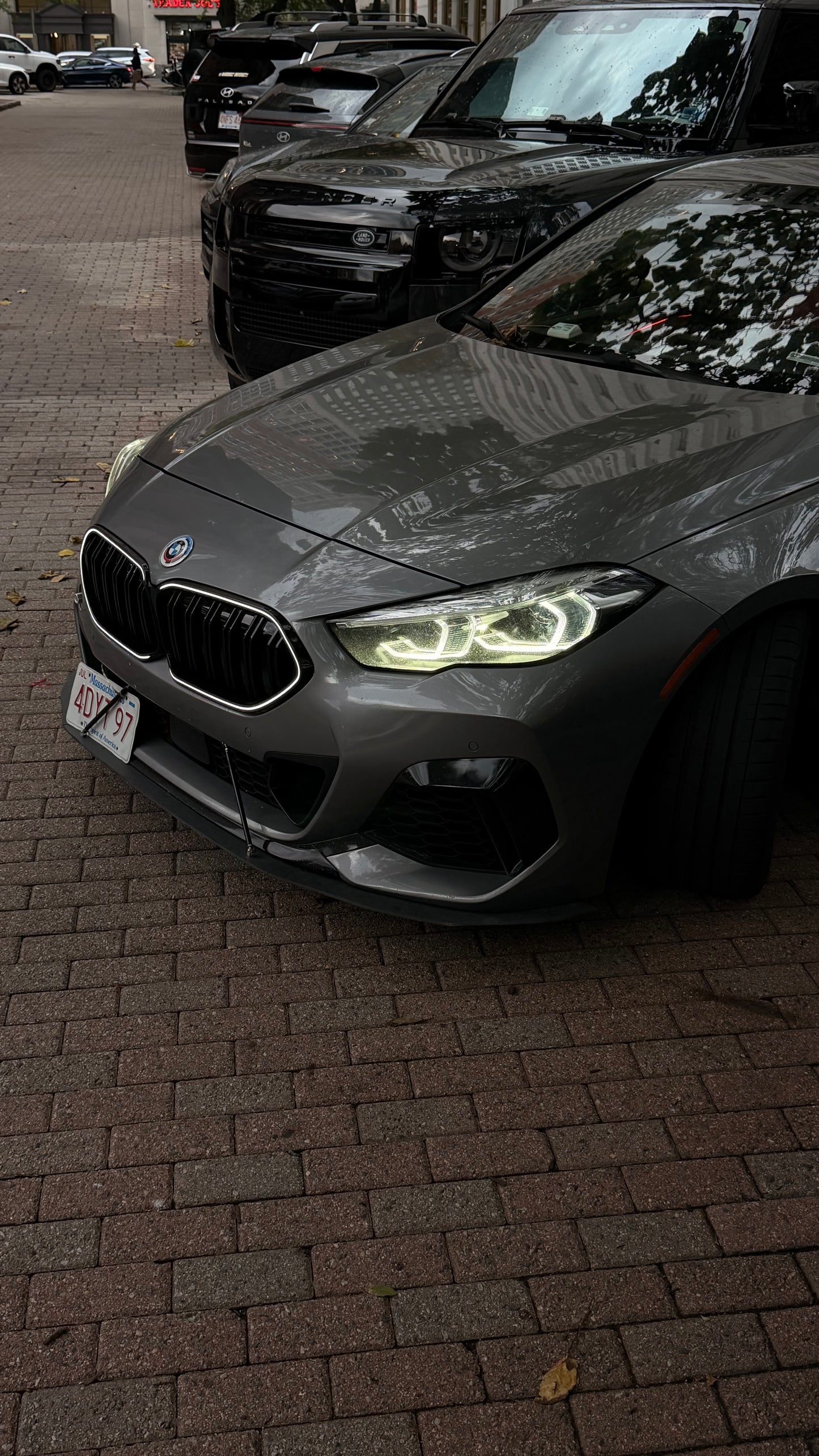 TCM Gloss Black LED Front Grille Plug & Play ABS BMW M235 228 Gran Coupe F44