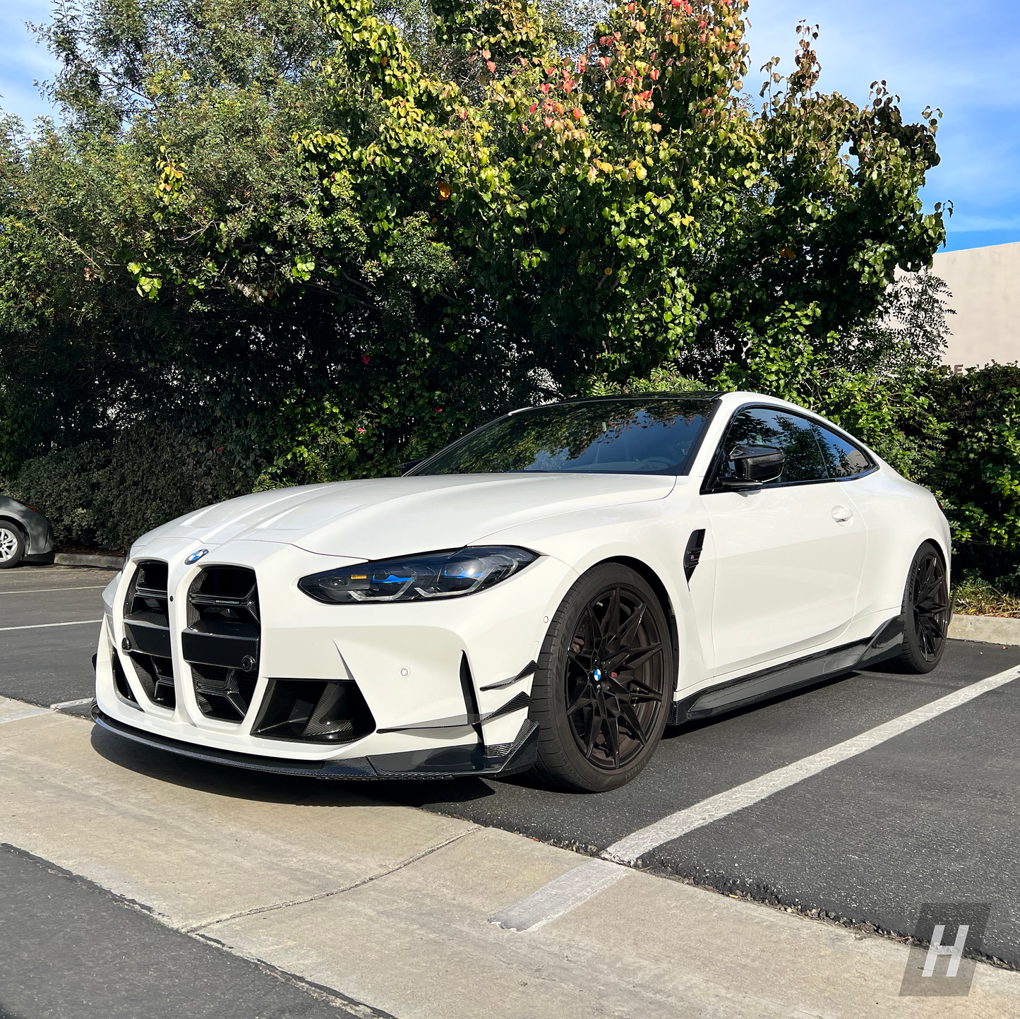 Horizon Motorsport CSL V1 3-Piece Dry Carbon Fiber Front Lip BMW G80 M3 | G82 / G83 M4