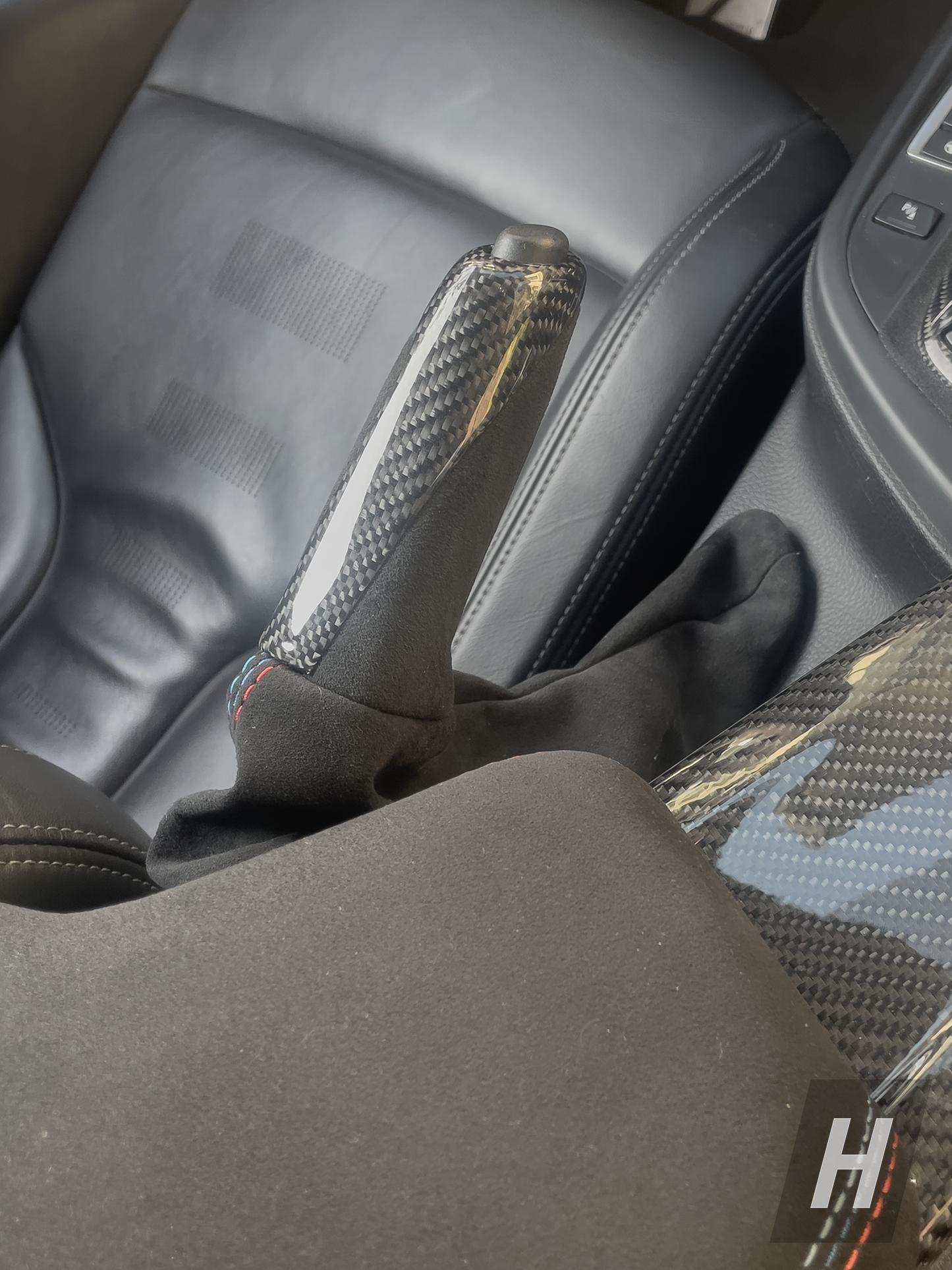 Horizon Motorsport Performance V1 Handbrake (E Brake) w/ Alcantara Boot BMW F80 M3 | F82 / F83 M4 | F87 M2C