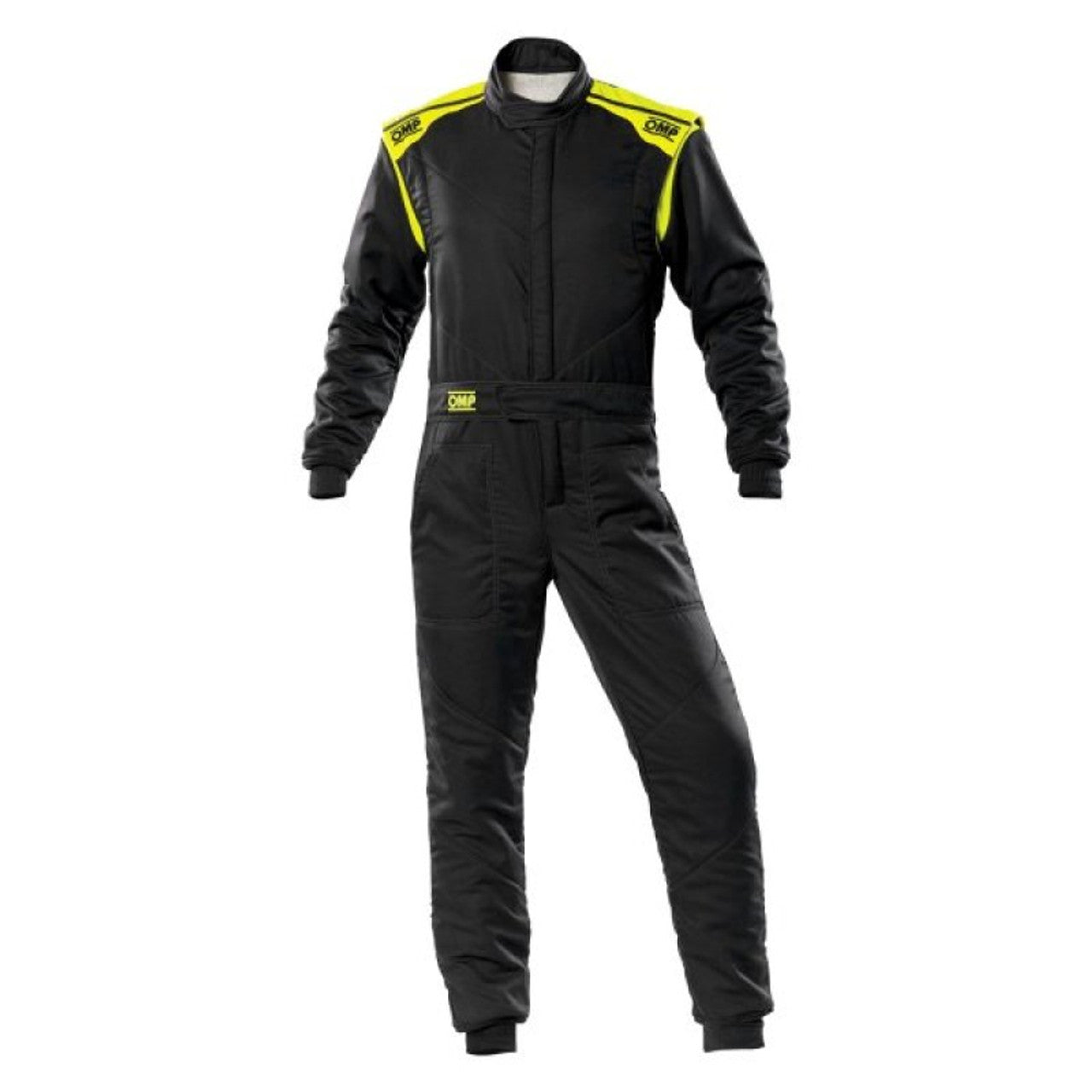 OMP Racing FIRST-S Suit Anthr And Flo Yellow