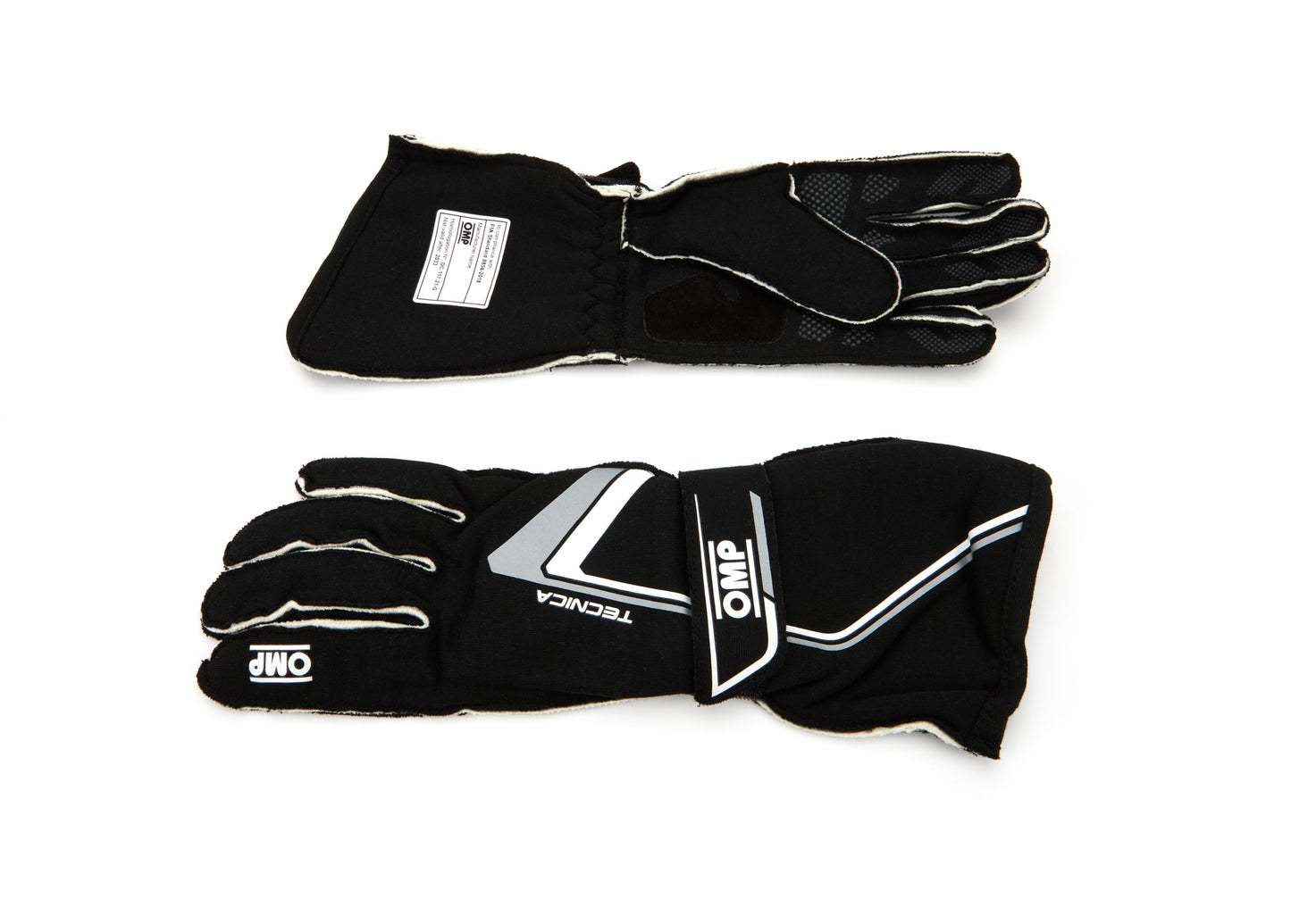 OMP Racing Tecnica Gloves Black And White