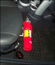 R-2210 Fire Extinguisher Mount for Mini (2002-2006)
