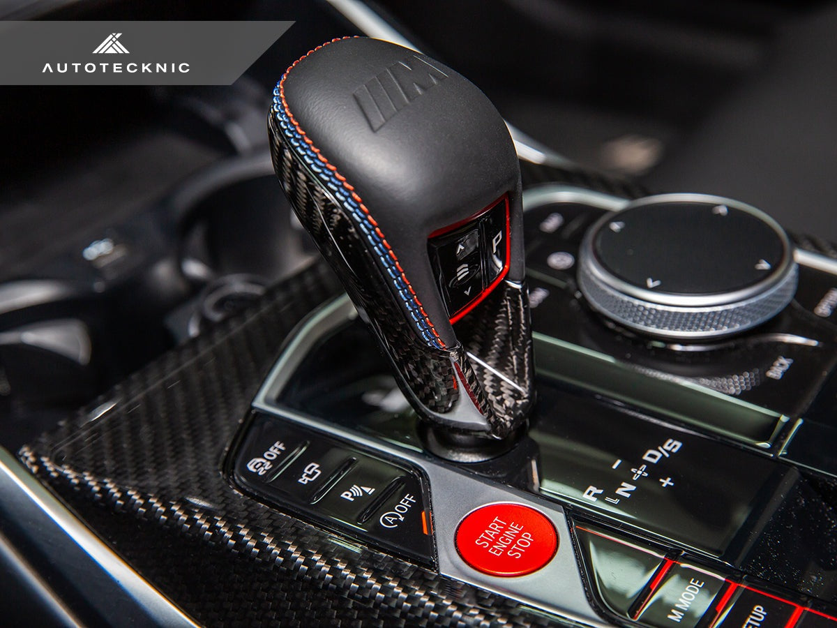 AutoTecknic Dry Carbon Gear Selector Cover BMW G87 M2