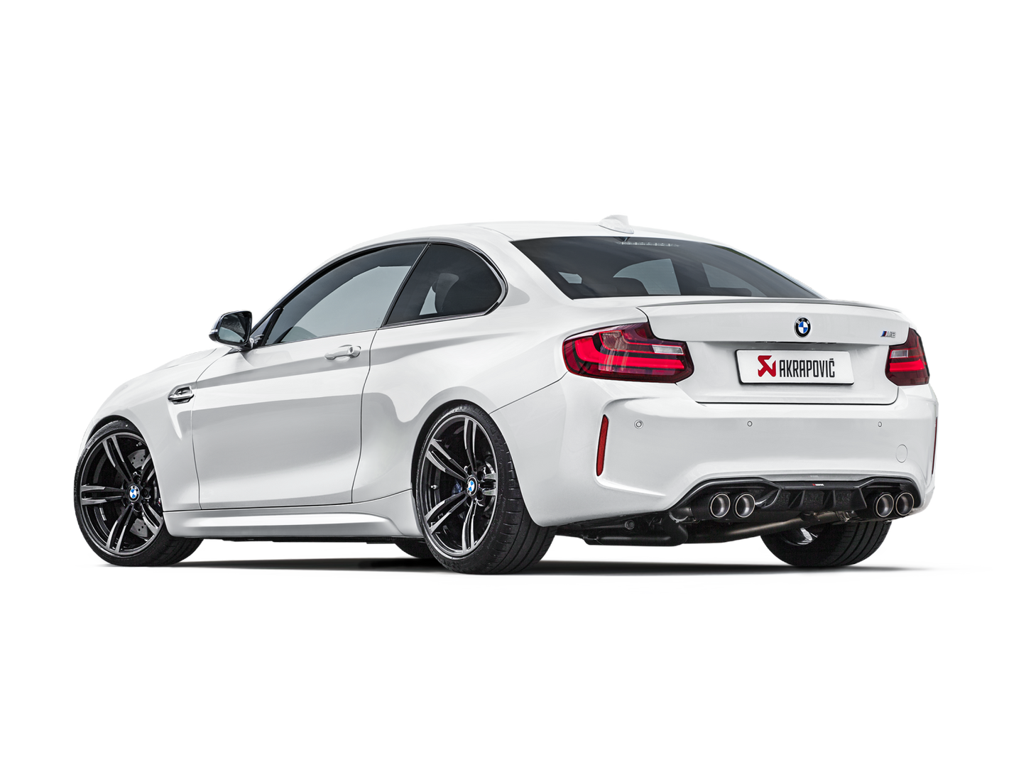 Akrapovic 16-17 BMW M2 F87 (Excl M2 Competition) Evolution Line Cat Back (Titanium) w/Carbon Tips