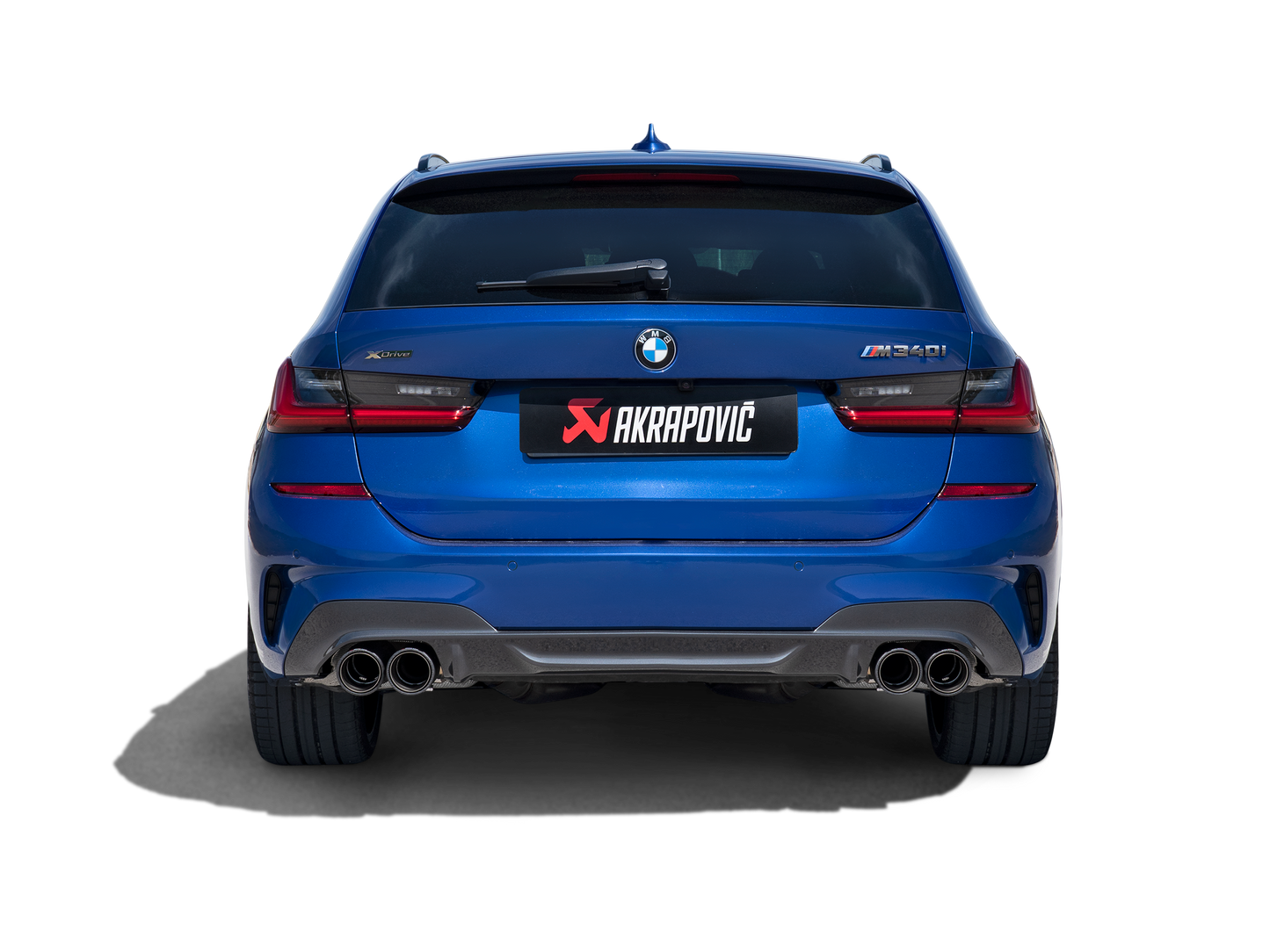 Akrapovic 20-22 BMW M340i (G20, G21) Slip-On Line (Titanium) (Requires BMW Part #18308686640)