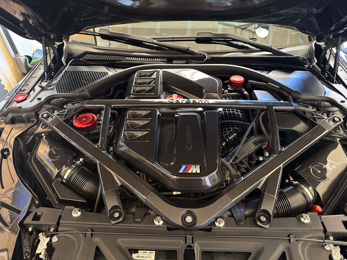 CarBahn CSL Style Carbon Fiber 5-Point Strut Brace | BMW M2/M3/M4 G80 G82 G83 G87