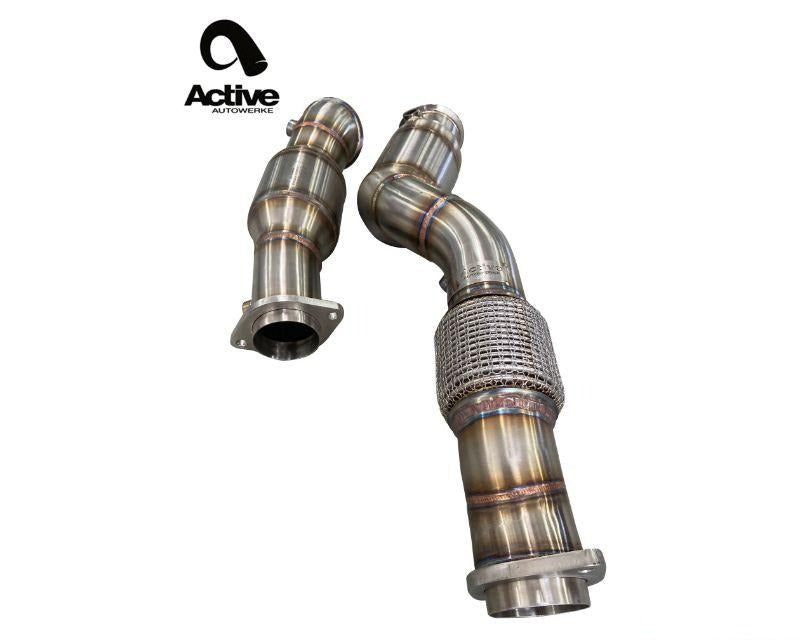 Active Autowerke Downpipes w/ GESI G-Sport Cat BMW M2 | M3 | M4 G80 G82 G87