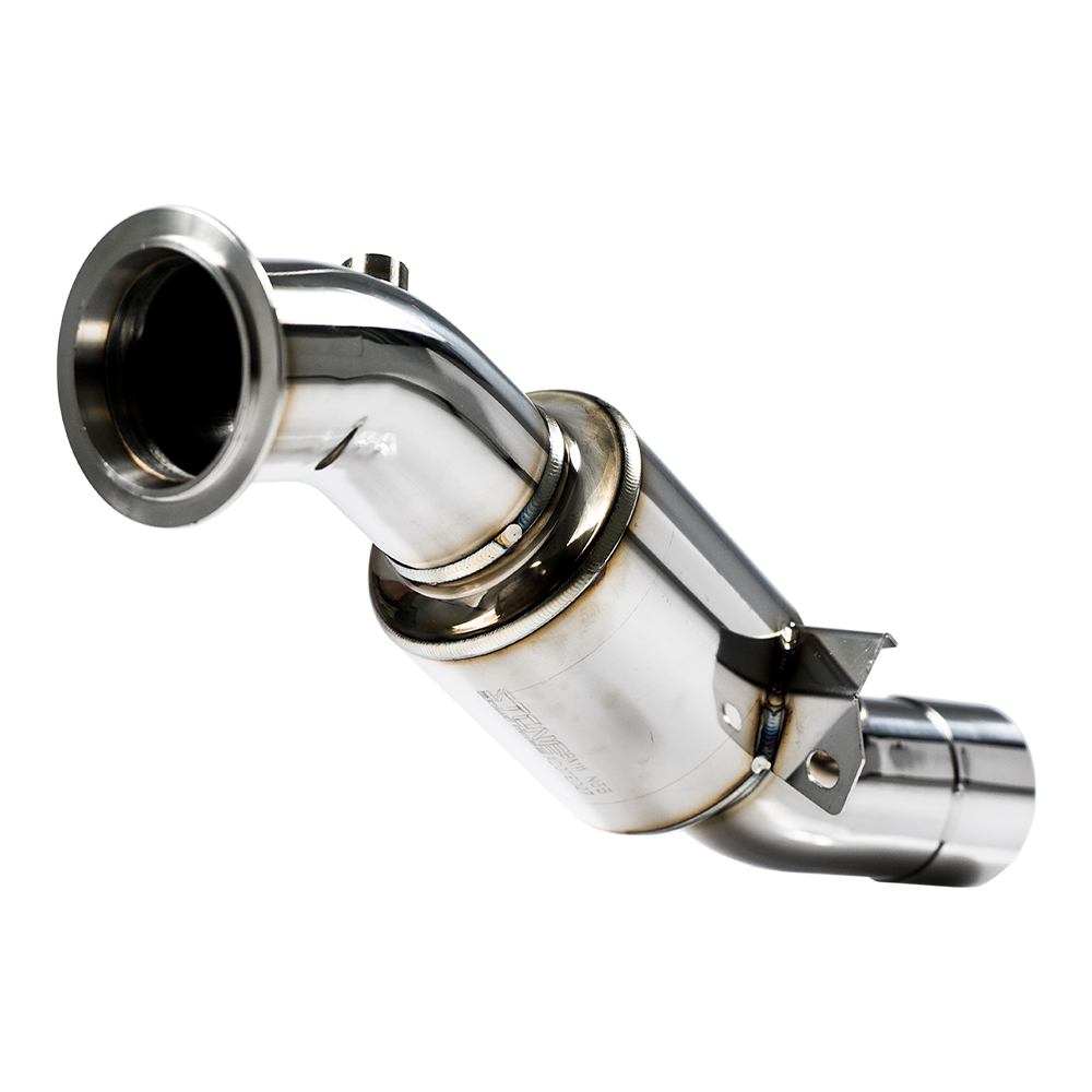 Stone Exhaust Eddy Catalytic Downpipe BMW N55 F06 F10 F15 (Inc. 535i, 640i, X5 35i xDrive, X6 35i xDrive)