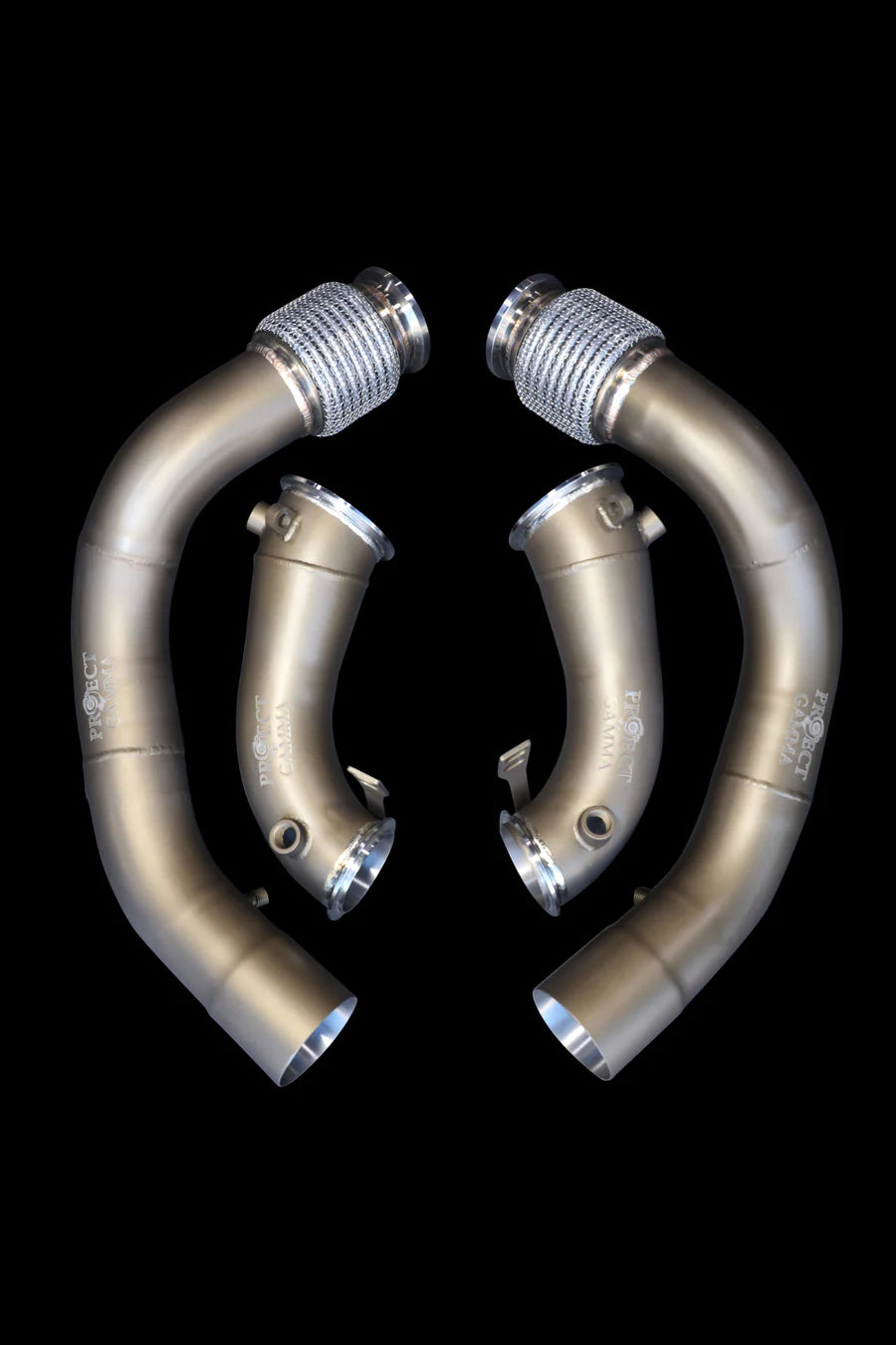 Project Gamma Race Downpipes BMW X5M X6M F95 | F96