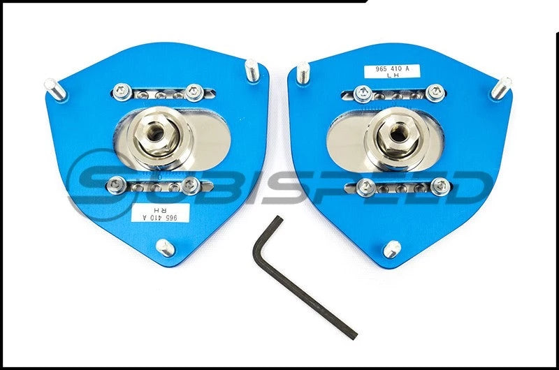 Cusco Front Adjustable Pillow Ball Upper Camber Plates Toyota FRS/GR86 Subaru BRZ 13-22