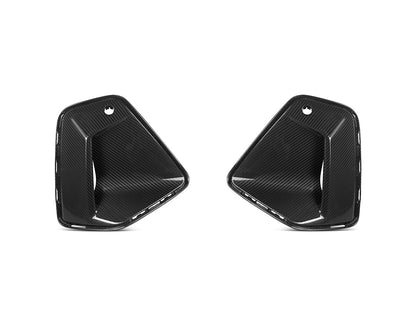 AutoTecknic Dry Carbon Front Bumper Trim Set - G60 5-Series