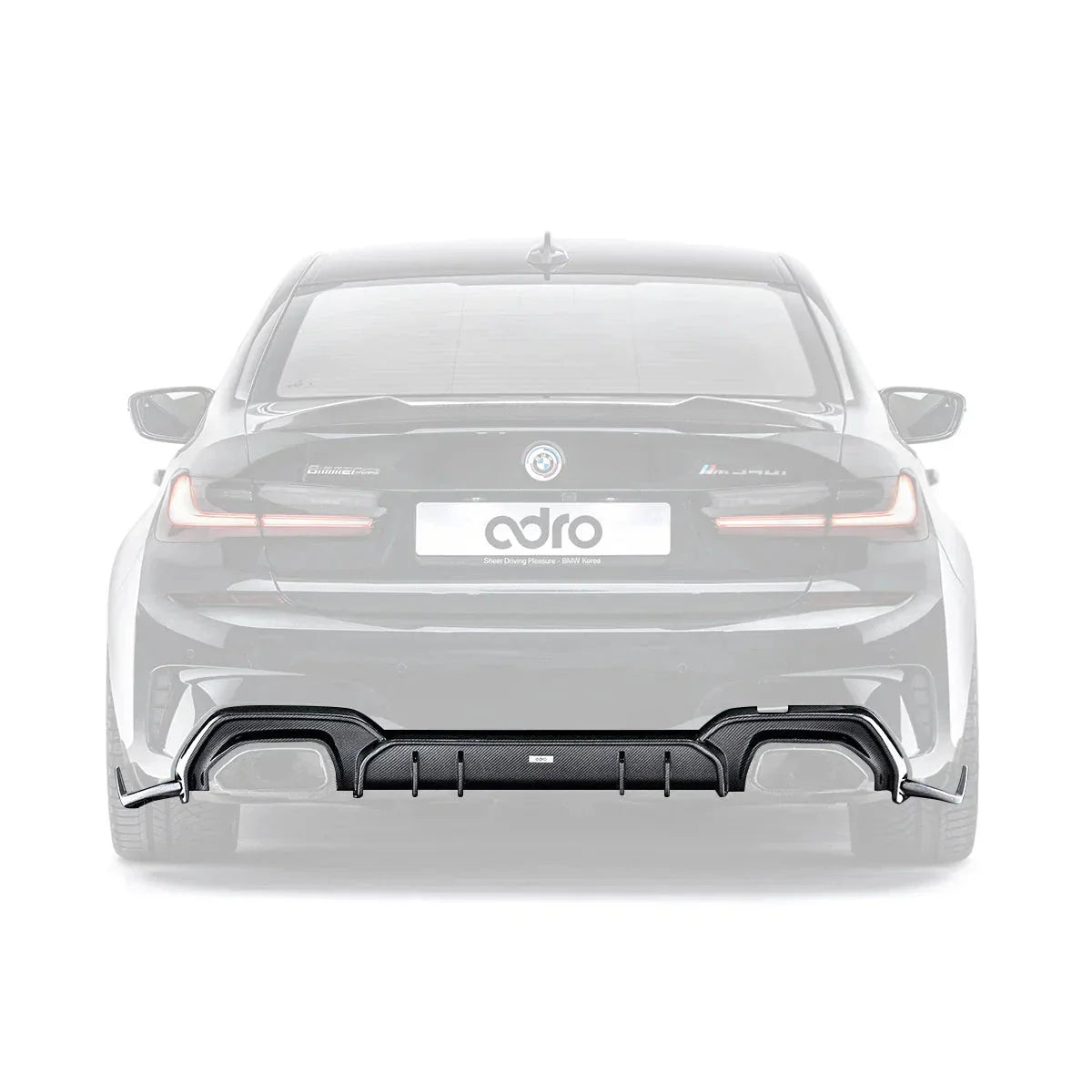 BMW G20 M340i Carbon Fiber Rear Diffuser