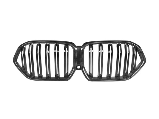 AutoTecknic Dual-Slat Carbon Fiber Front Grille - G06 X6 LCI