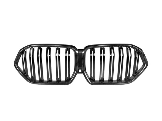 AutoTecknic Dual-Slats Dry Carbon Front Grille - G06 X6 Pre-LCI