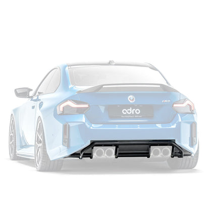 BMW G87 M2 Prepreg Carbon Fiber Rear Diffuser V2