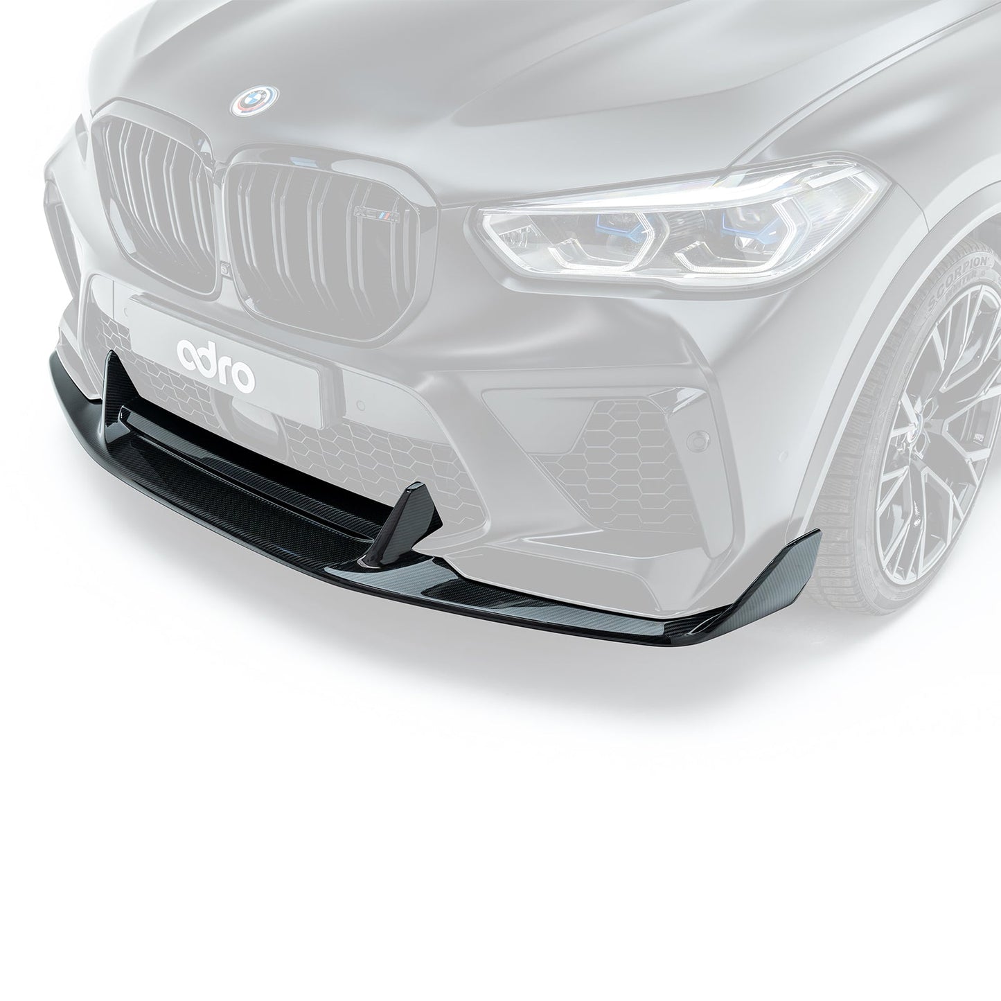 BMW F95 X5M Prepreg Carbon Fiber Front Lip