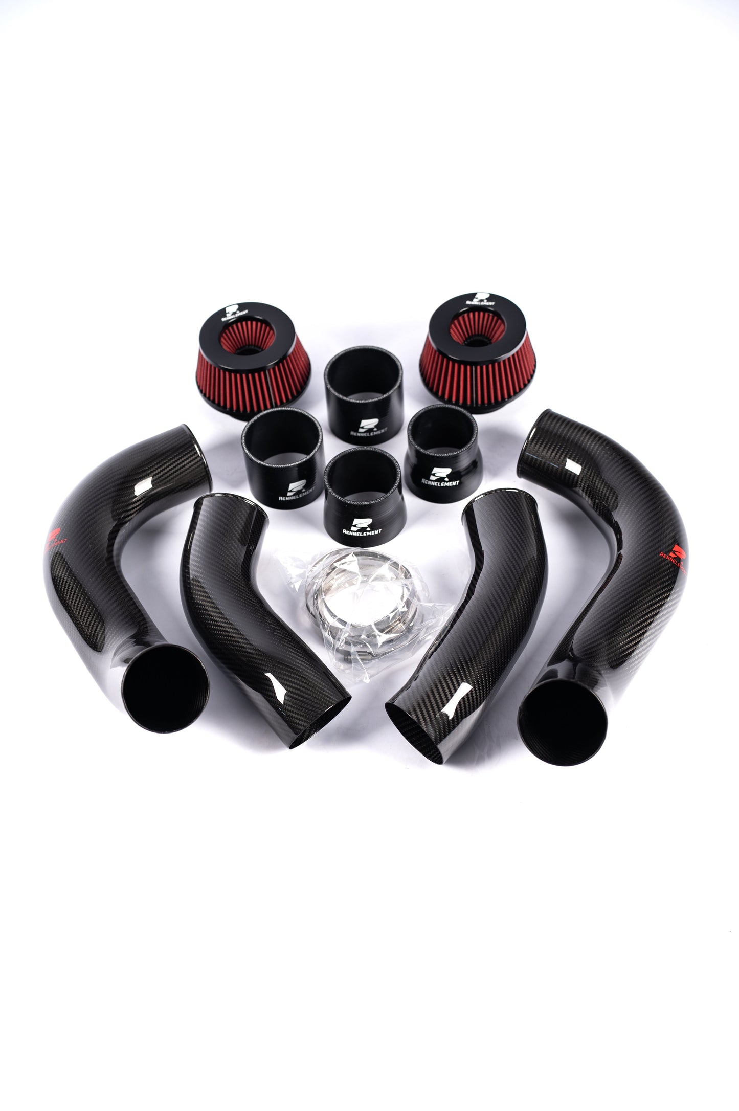 RENNELEMENT Dry Carbon Fiber Front Mount Intake BMW G90/G99 M5 S68