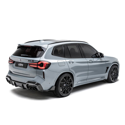 BMW F97 X3M Prepreg Carbon Fiber Rear Diffuser