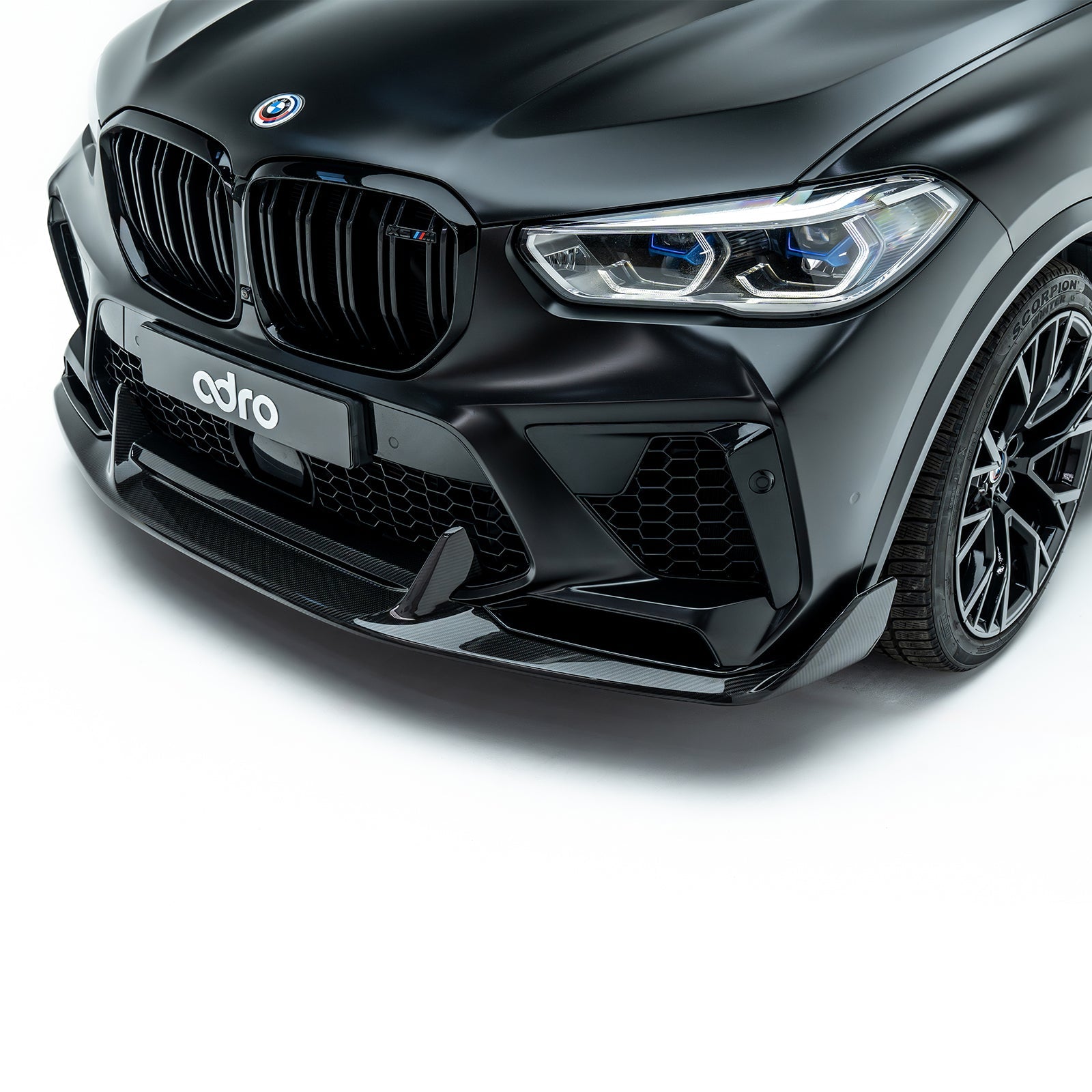 BMW F95 X5M Prepreg Carbon Fiber Front Lip