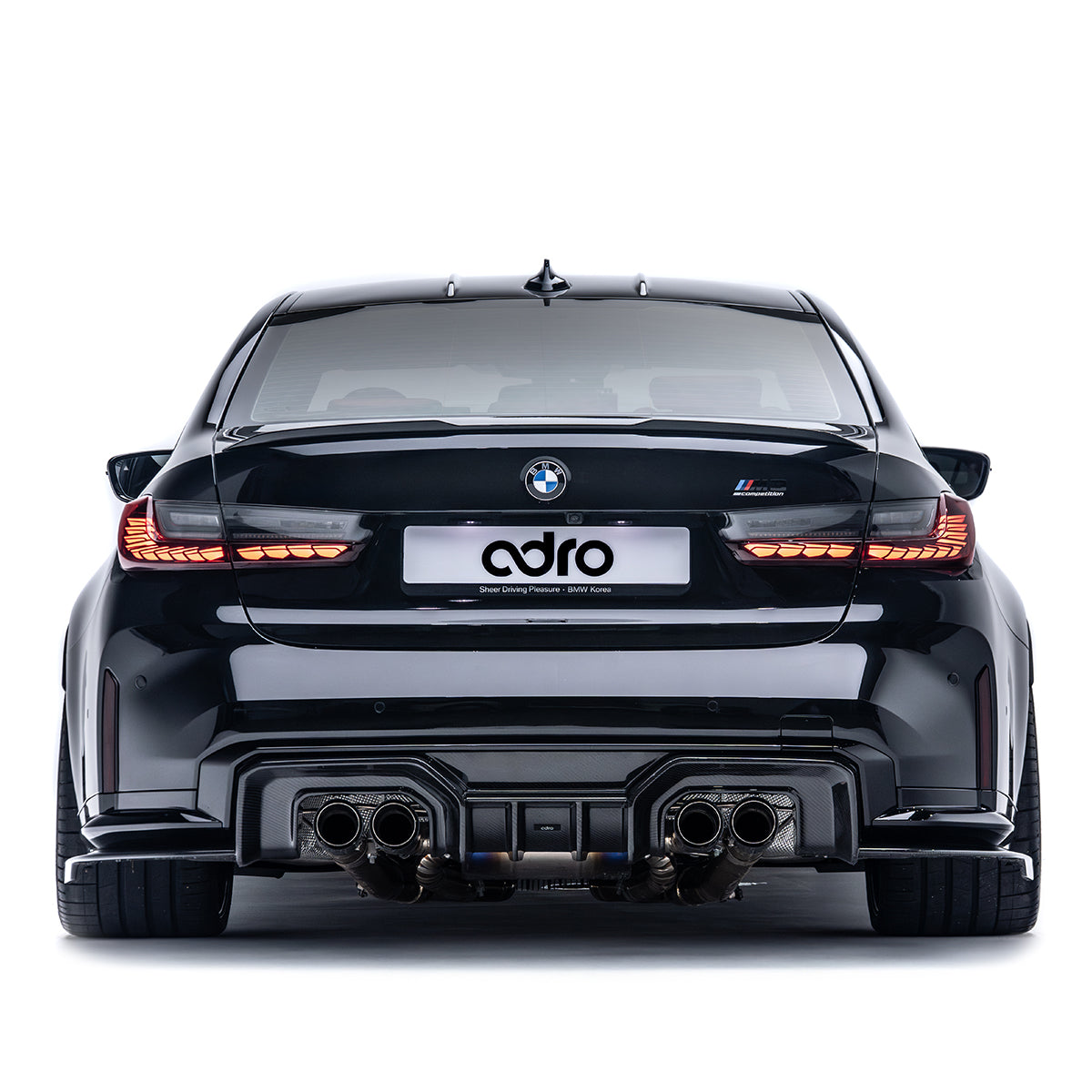 BMW G80 M3 Prepreg Carbon Fiber Rear Diffuser