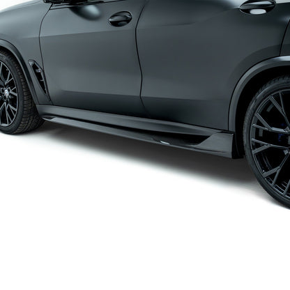 BMW F95 X5M Prepreg Carbon Fiber Side Skirts