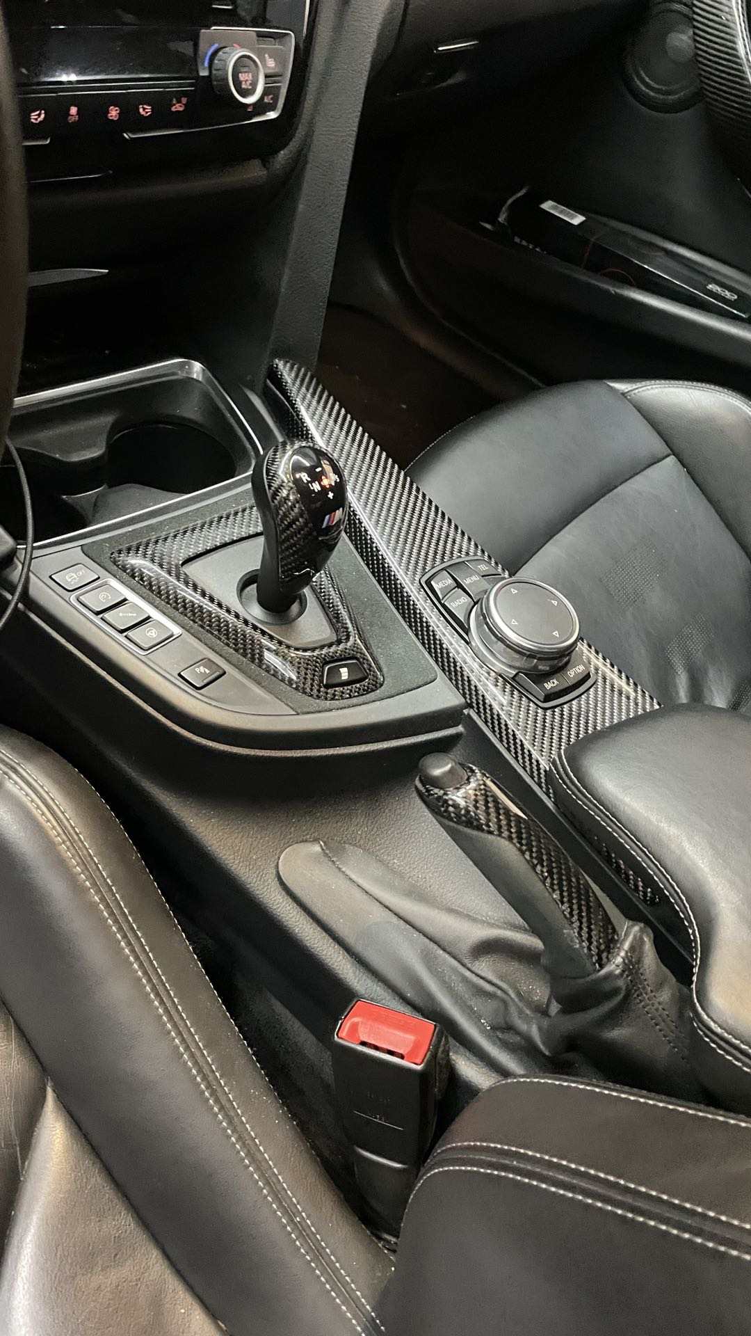 Horizon Motorsport Performance V1 Carbon / Alcantara DCT Shift Surround Trim BMW F80 M3 | F82 M4