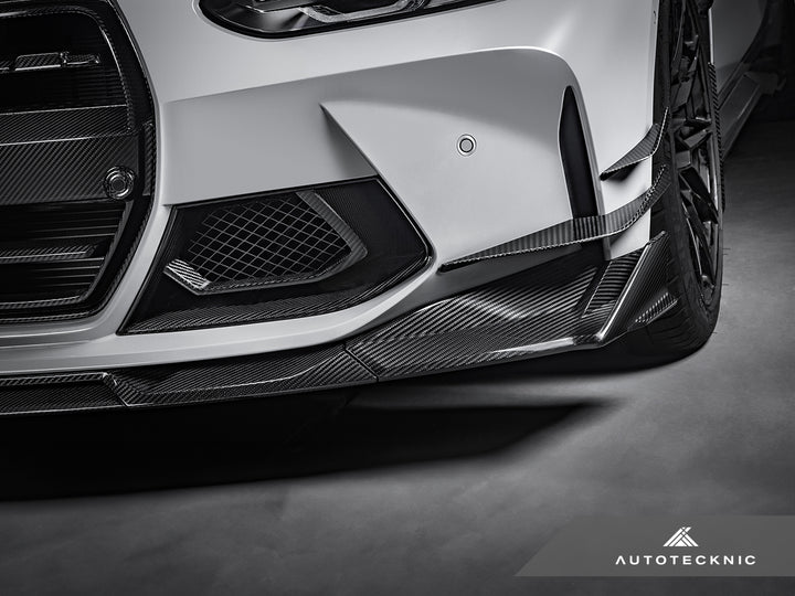 AutoTecknic Dry Carbon Front SQ-Aero Lip BMW M3 M4 | G80 G82 G83