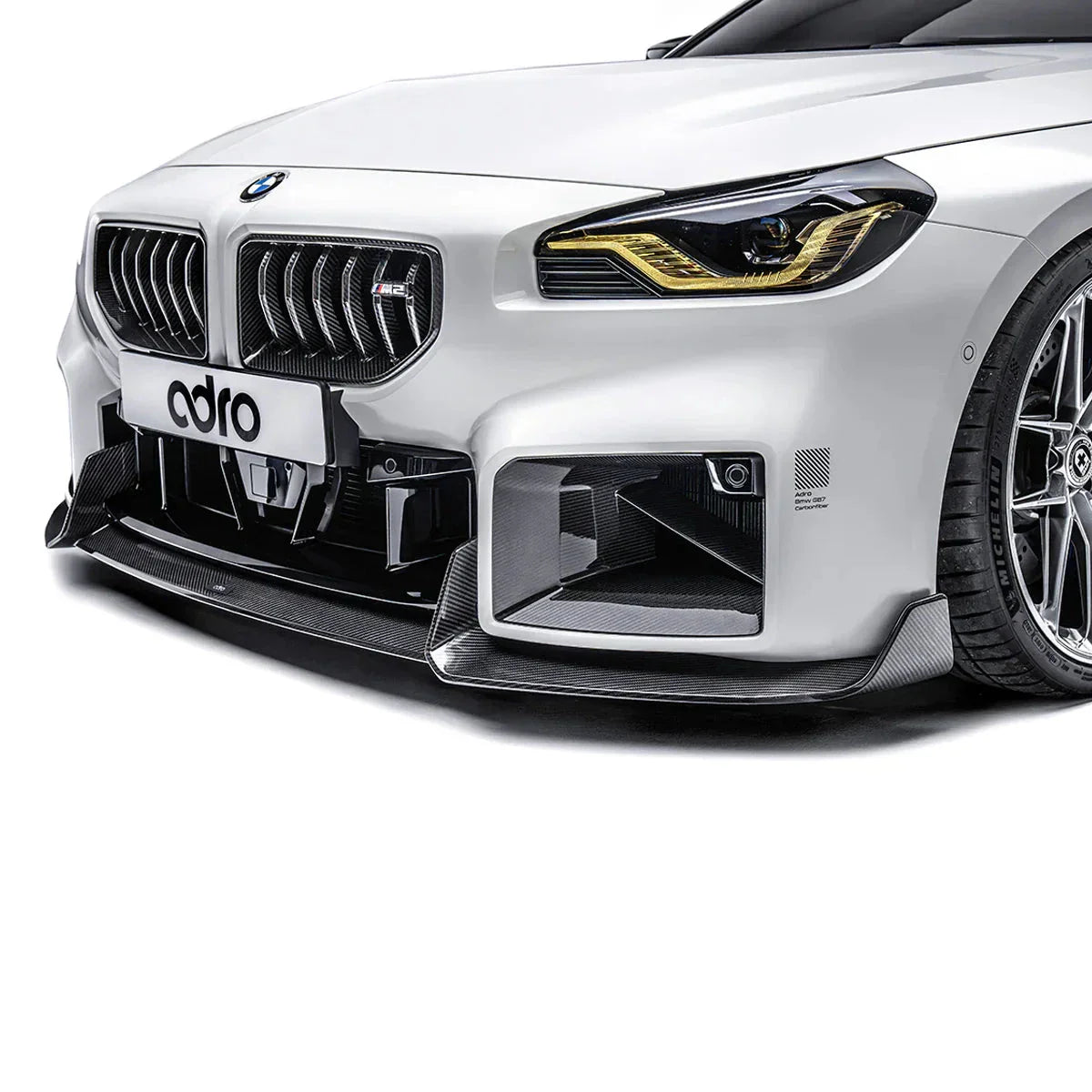 BMW G87 M2 Prepreg Carbon Fiber Grille (Stock Bumper)