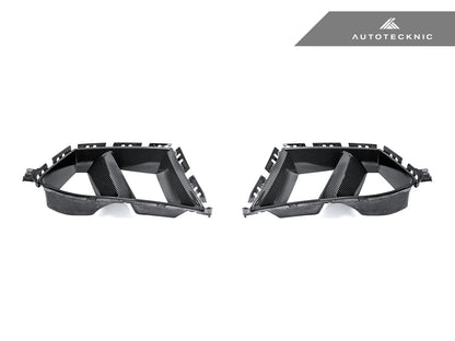AutoTecknic Dry Carbon Front Bumper Lower Vent Set - G80 M3 | G82/ G83 M4