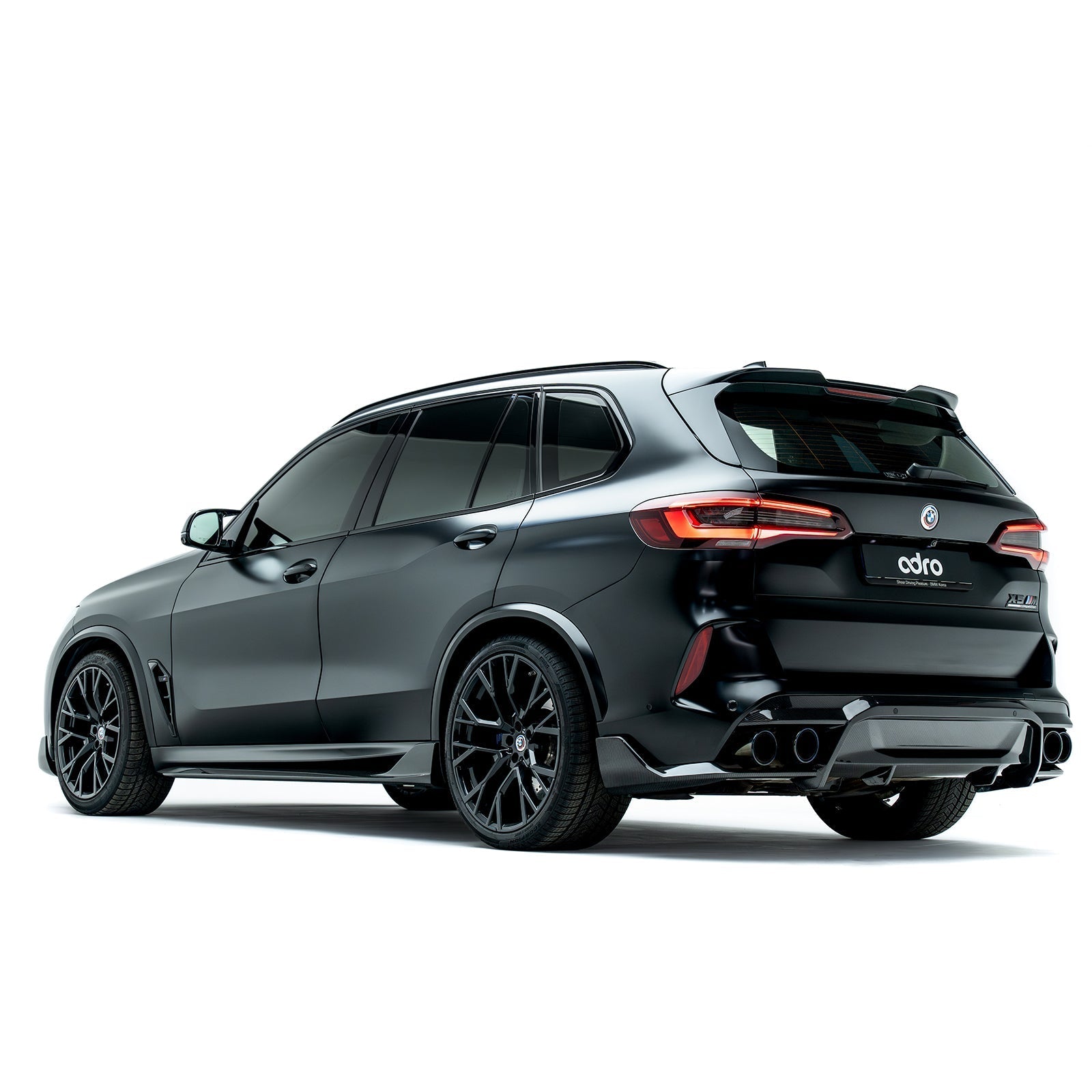 BMW F95 X5M Prepreg Carbon Fiber Rear Diffuser