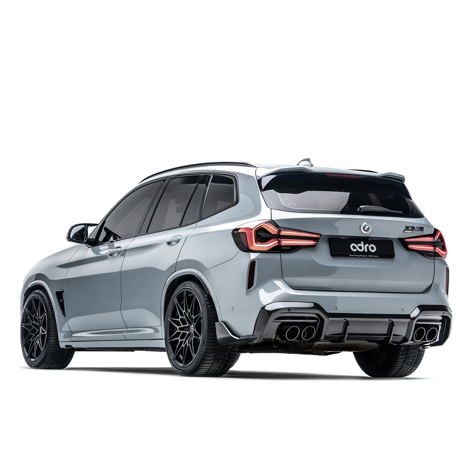 BMW F97 X3M Prepreg Carbon Fiber Rear Diffuser